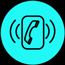 phone icon with ringing alert representing communication options 3 ways to connect