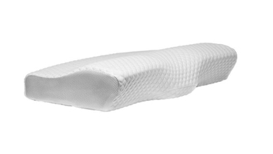 memory foam pillow with ergonomic design and breathable fabric