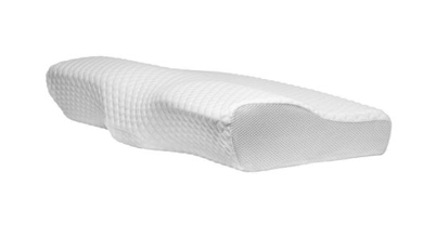 Orthopedic memory foam pillow designed for ergonomic support and comfort. Ideal for sleep improvement.